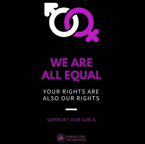  She is important too. Support our girls #PupleGirl 
